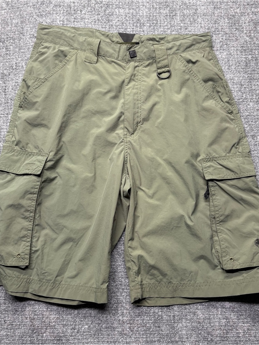 BOY SCOUTS OF AMERICA CENTENNIAL UNIFORM Mens Small Green Nylon Cargo Shorts